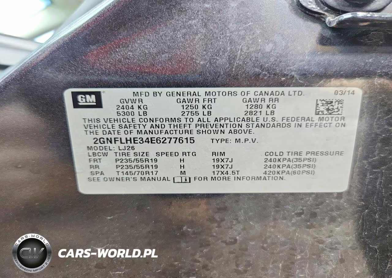 2014 Chevrolet Equinox Ltz VIN:2GNFLHE34E6277615 - 14