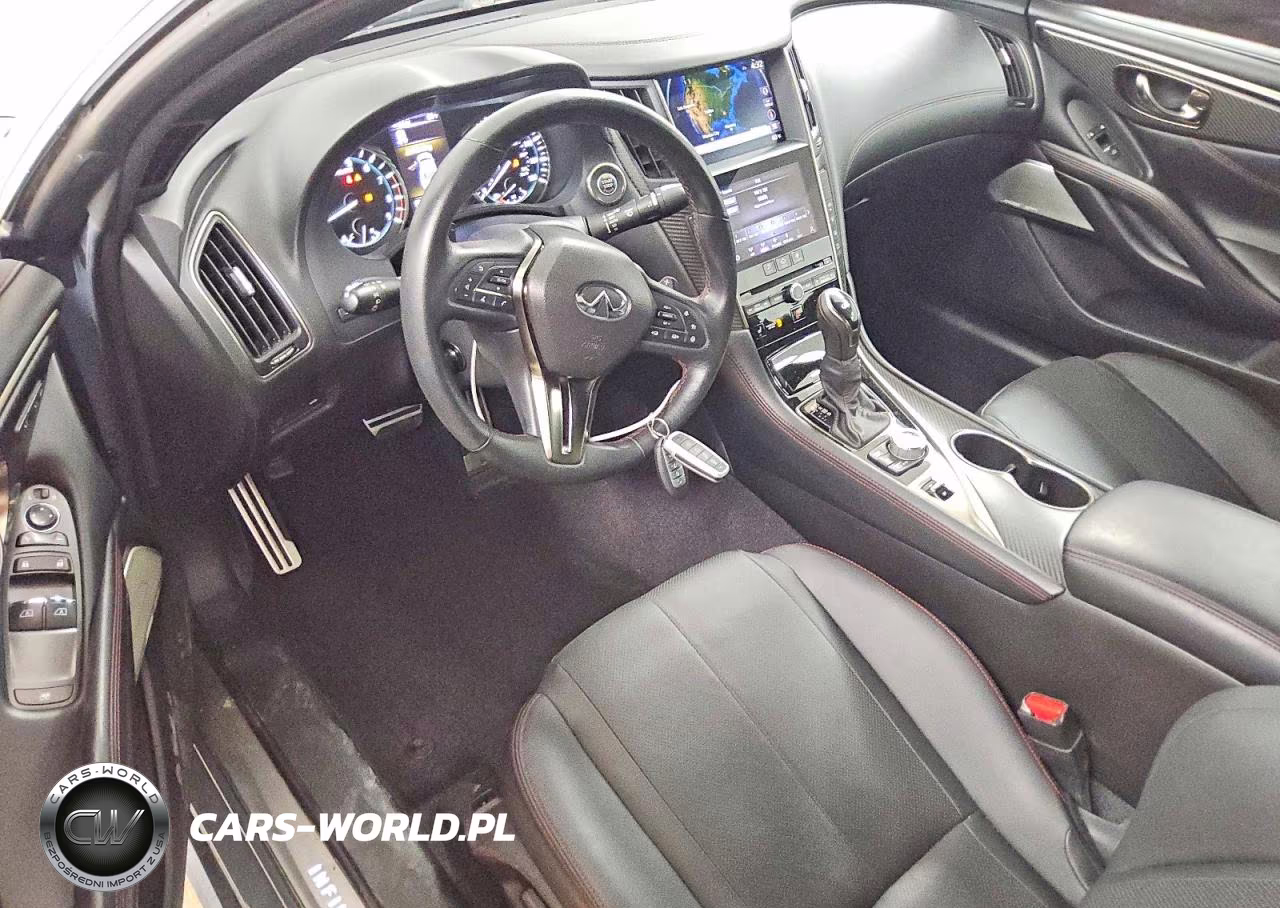 2020 Infiniti Q60 Red Sport 400 VIN:JN1FV7EK4LM400240 - 8