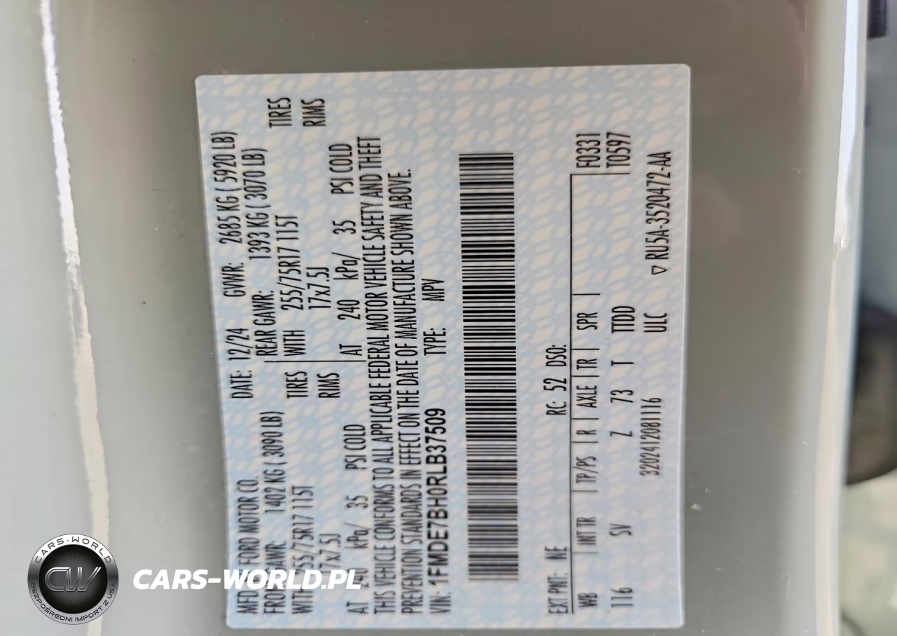2024 Ford Bronco Big Bend VIN:1FMDE7BH0RLB37509 - 12