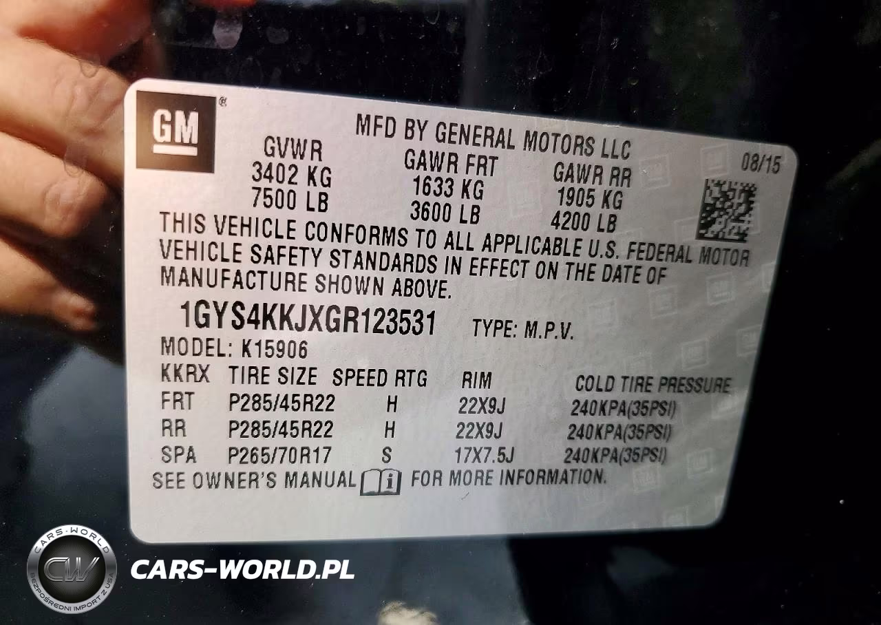 2016 Cadillac Escalade Esv Platinum VIN:1GYS4KKJXGR123531 - 14