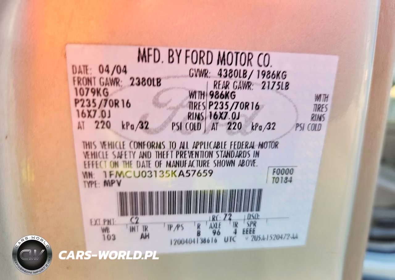 2005 Ford Escape Xlt VIN:1FMCU03135KA57659 - 13