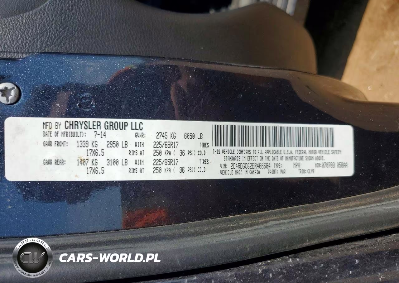 2014 Dodge Grand Caravan Sxt VIN:2C4RDGCG2ER466684 - 13