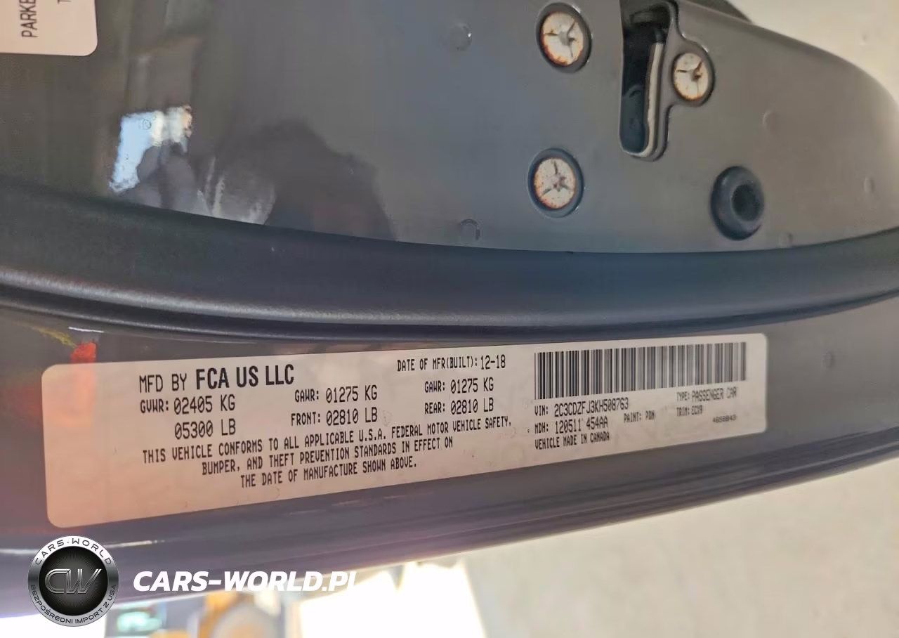 2019 Dodge Challenger R-T Scat Pack VIN:2C3CDZFJ3KH508763 - 12