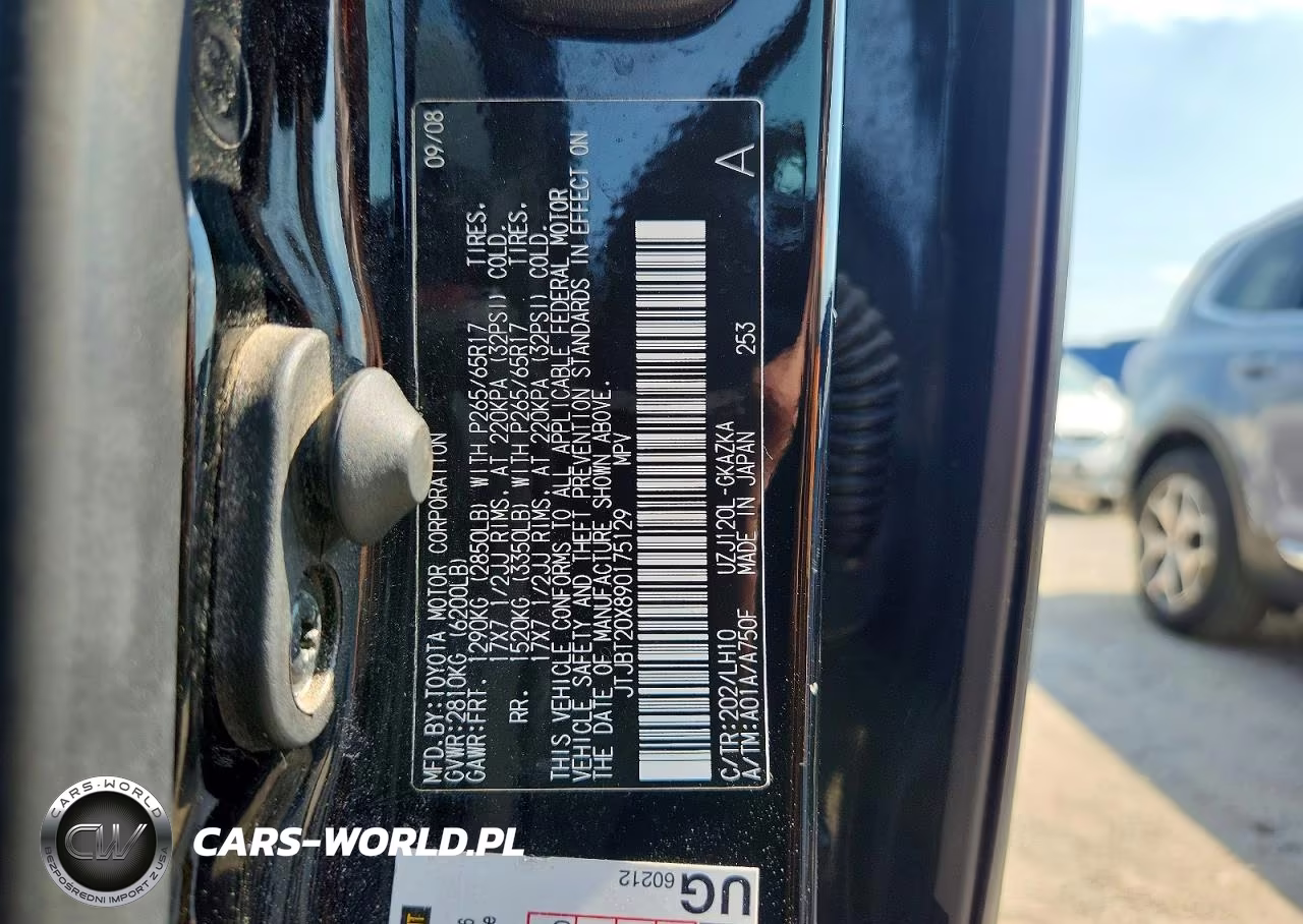 2009 Lexus Gx 470 VIN:JTJBT20X890175129 - 13