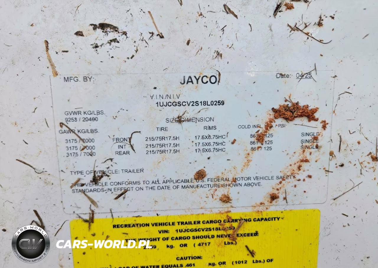 2025 Jayco Seismic Camper VIN:1UJCGSCV2S18L0259 - 12