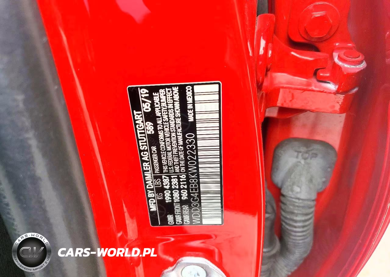 2019 Mercedes-Benz A 220 VIN:WDD3G4EB8KW022330 - 12