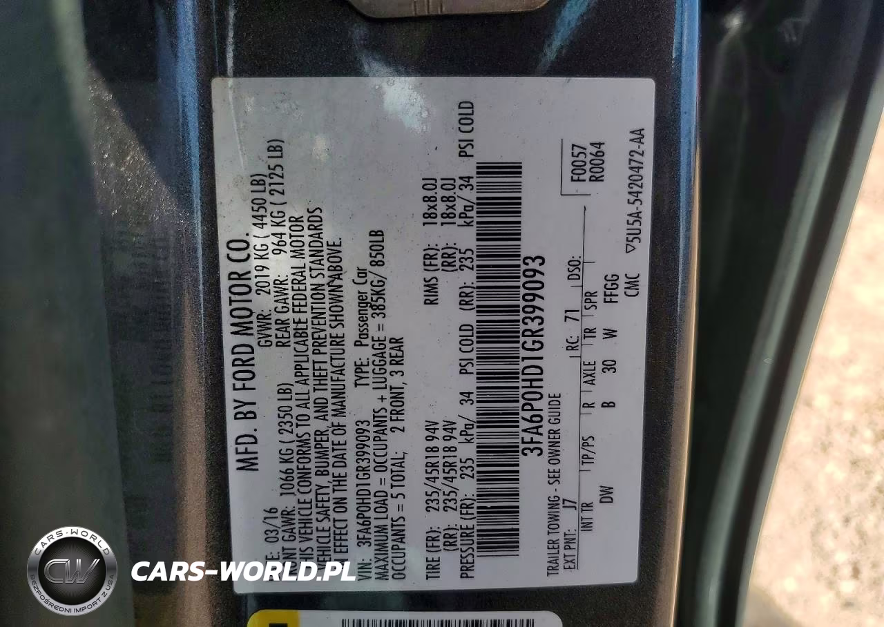 2016 Ford Fusion Se VIN:3FA6P0HD1GR399093 - 12