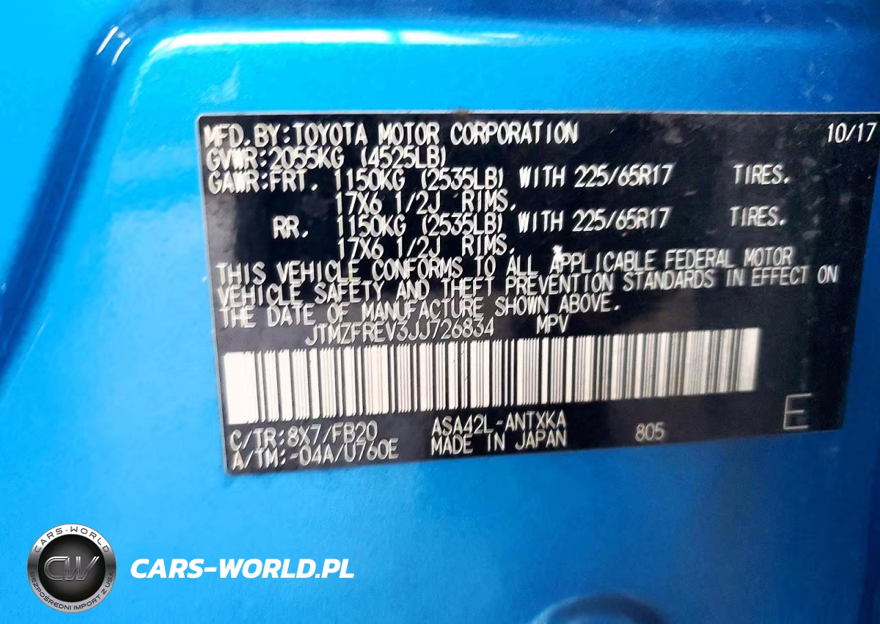 2018 Toyota Rav4 Le VIN:JTMZFREV3JJ726834 - 13
