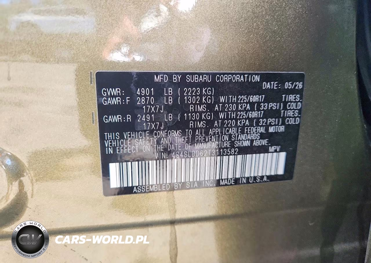 2026 Subaru Forester Premium VIN:4S4SLDD62T3113582 - 13
