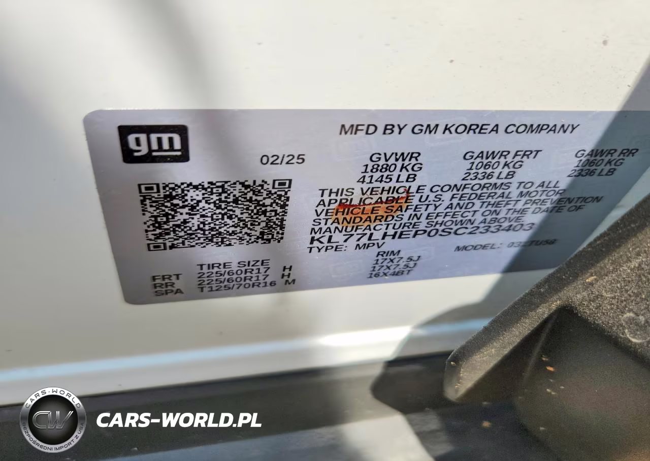 2025 Chevrolet Trax 1Lt VIN:KL77LHEP0SC233403 - 13