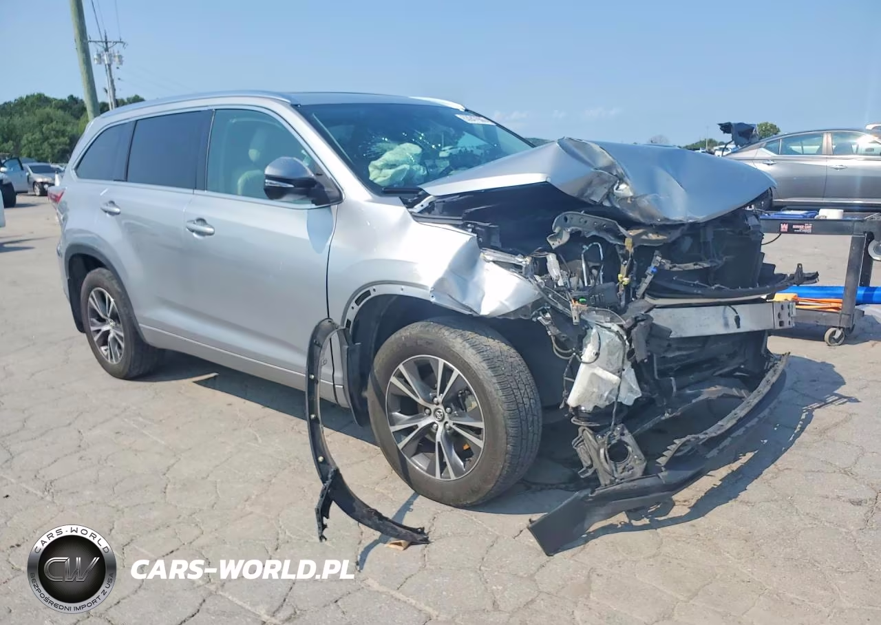 2016 Toyota Highlander Xle VIN:5TDJKRFH7GS324585 - 4