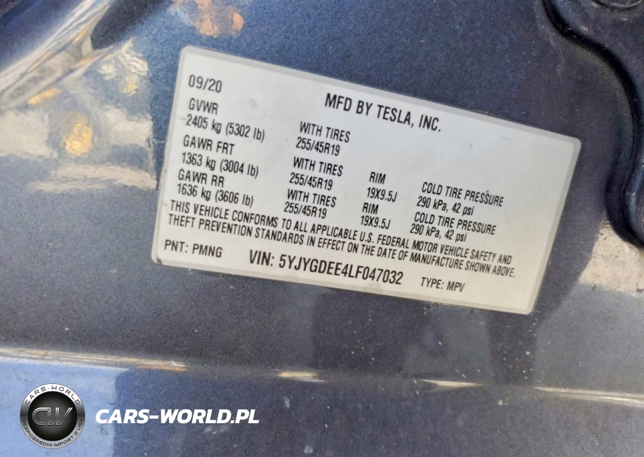 2020 Tesla Model Y VIN:5YJYGDEE4LF047032 - 14