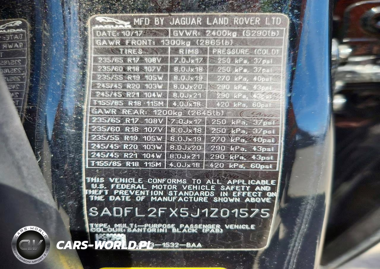 2018 Jaguar E-Pace First Edition VIN:SADFL2FX5J1Z01575 - 13
