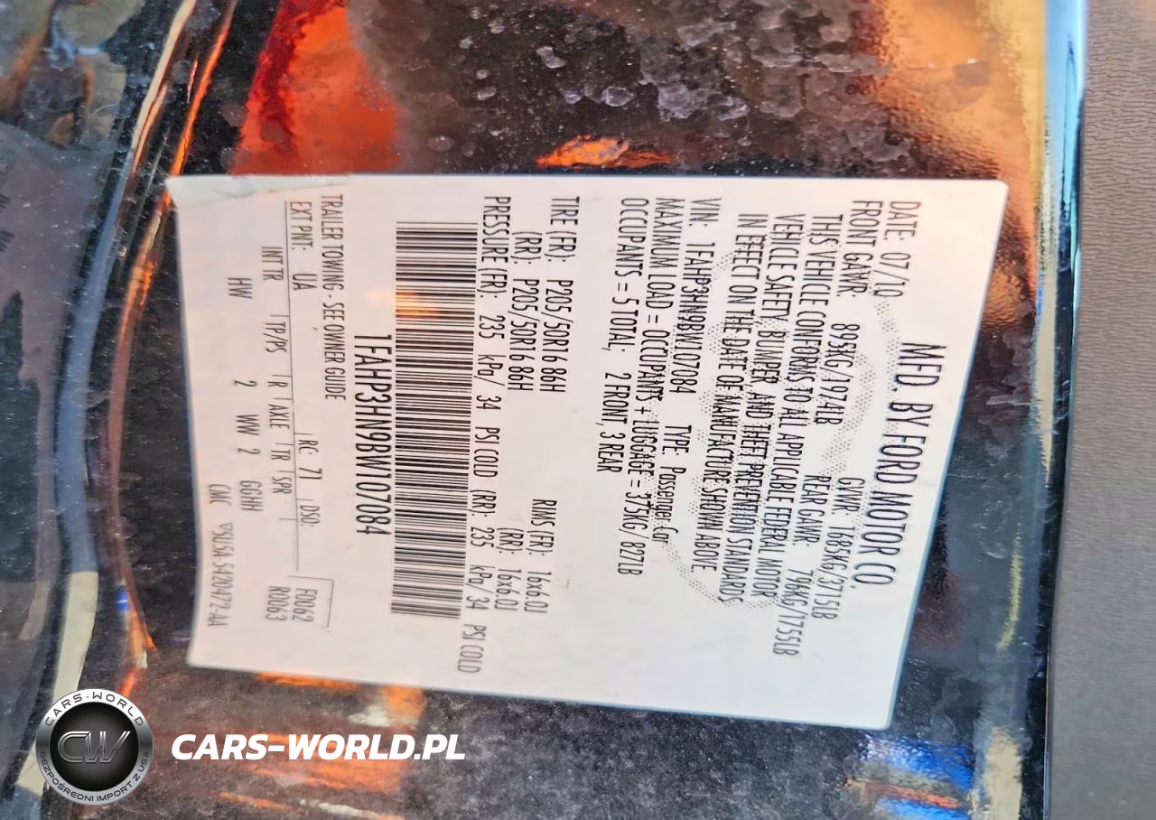 2011 Ford Focus Sel VIN:1FAHP3HN9BW107084 - 12