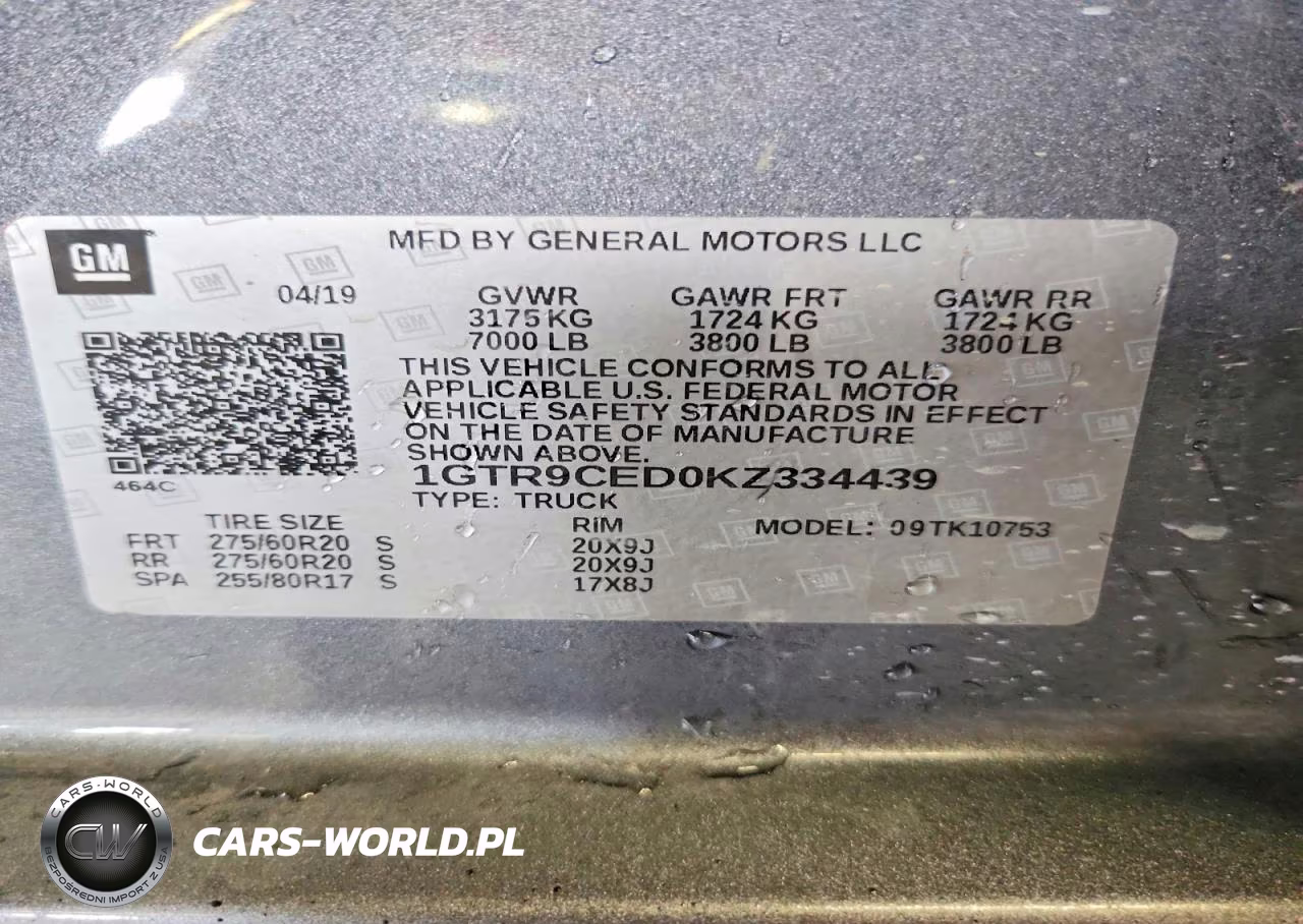 2019 GMC Sierra K1500 Elevation VIN:1GTR9CED0KZ334439 - 12