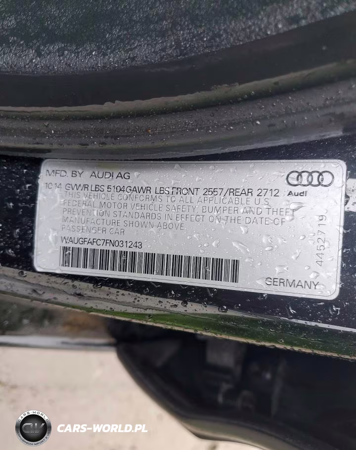 2015 Audi A6 Premium Plus VIN:WAUGFAFC7FN031243 - 12