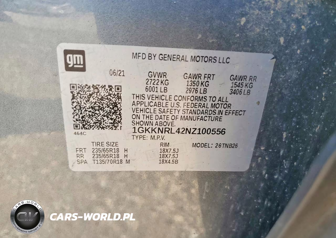 2022 GMC Acadia Sle VIN:1GKKNRL42NZ100556 - 14