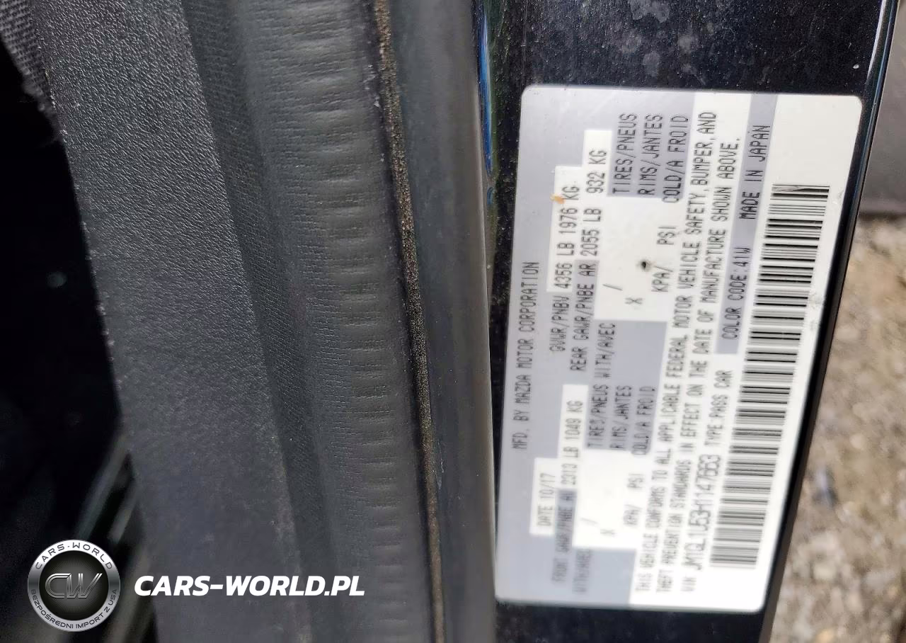 2017 Mazda 6 Sport VIN:JM1GL1U53H1147663 - 13