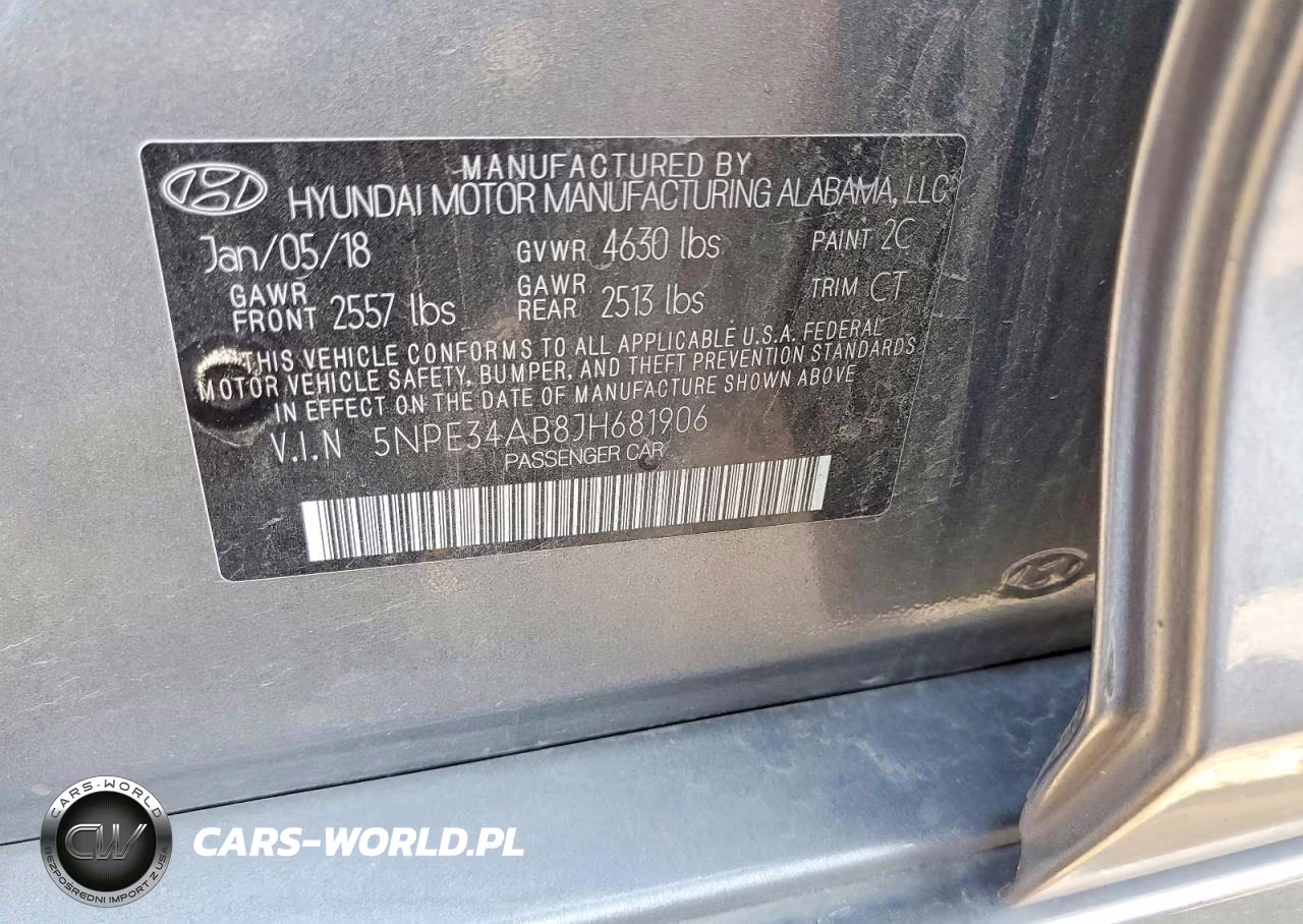 2018 Hyundai Sonata Limited 2.0T VIN:5NPE34AB8JH681906 - 12