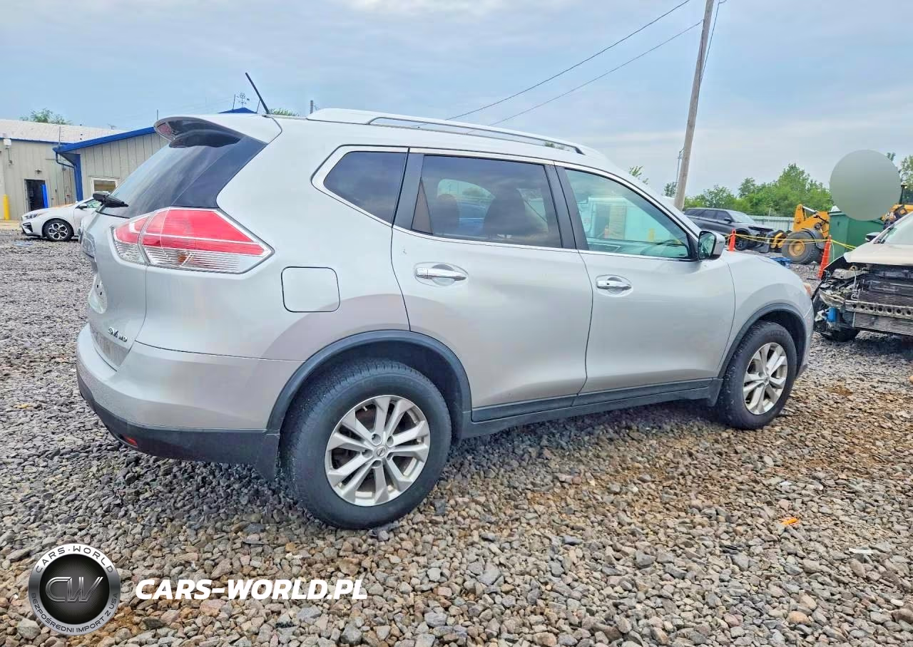 2016 Nissan Rogue Sv VIN:KNMAT2MV2GP655405 - 3