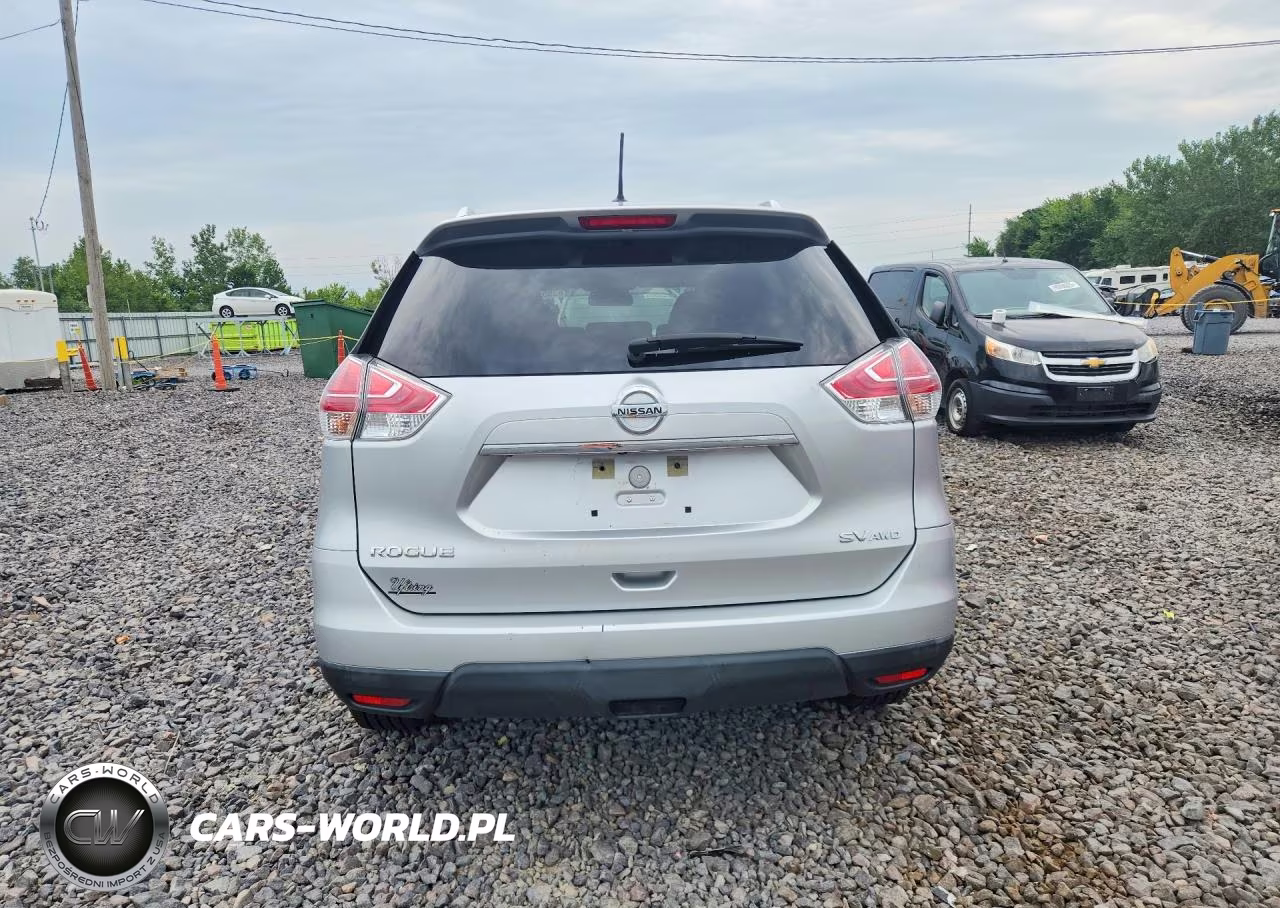 2016 Nissan Rogue Sv VIN:KNMAT2MV2GP655405 - 6