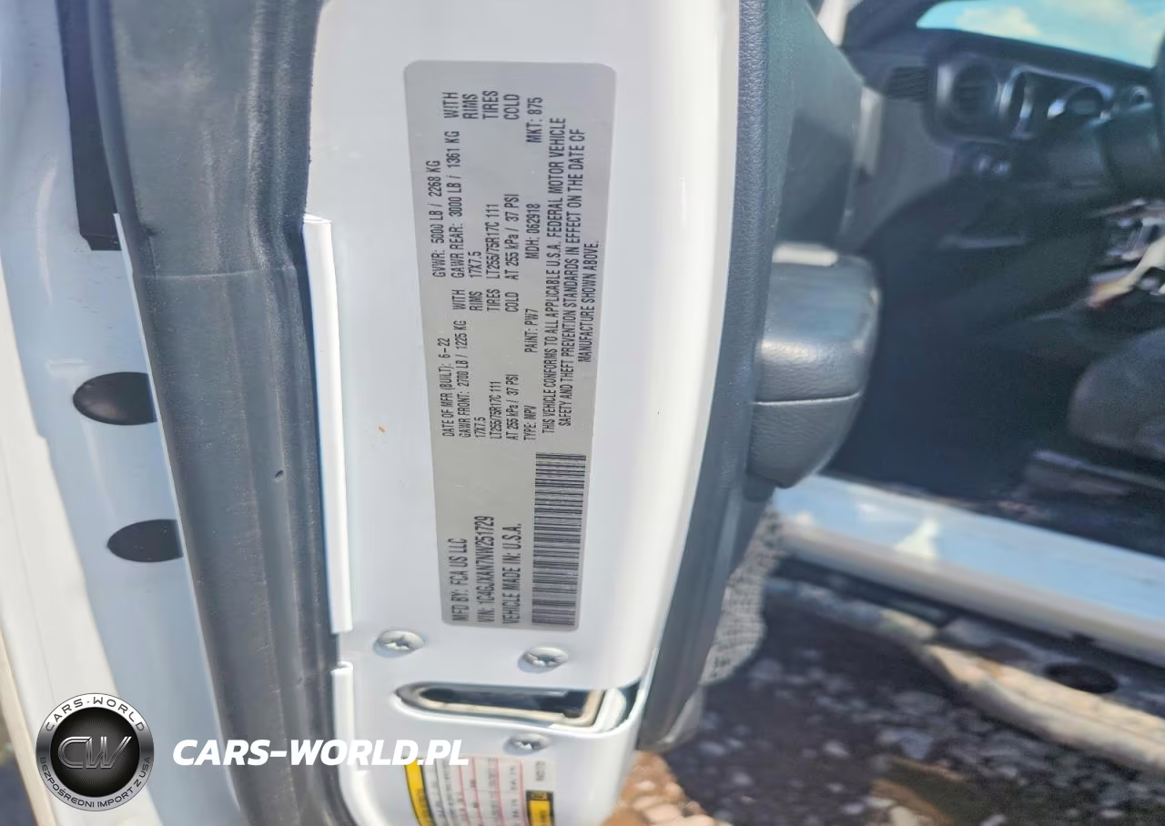 2022 Jeep Wrangler Sport VIN:1C4GJXAN7NW251729 - 13