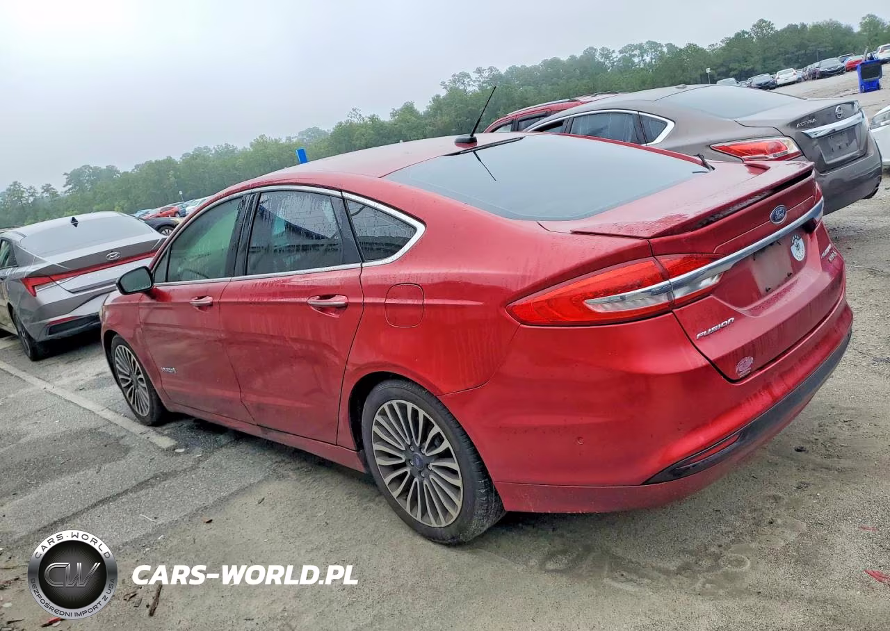 2017 Ford Fusion Titanium Hev VIN:3FA6P0RU2HR118774 - 2