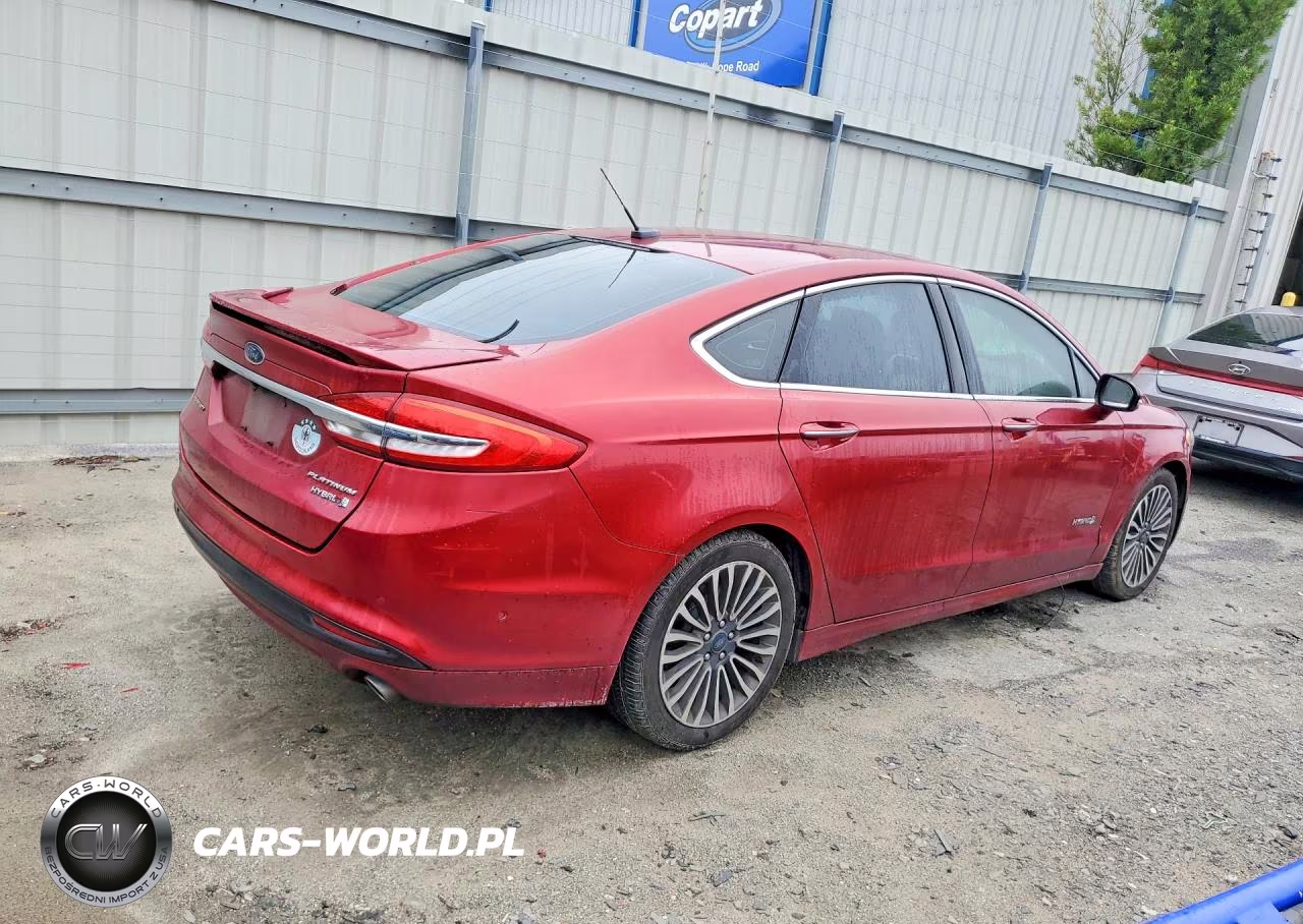 2017 Ford Fusion Titanium Hev VIN:3FA6P0RU2HR118774 - 3
