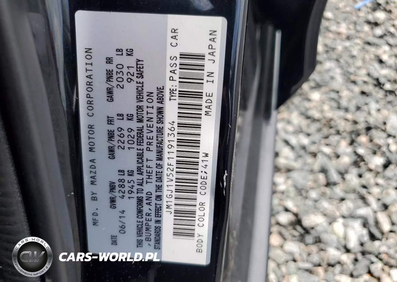 2015 Mazda 6 Touring VIN:JM1GJ1V52F1191364 - 12