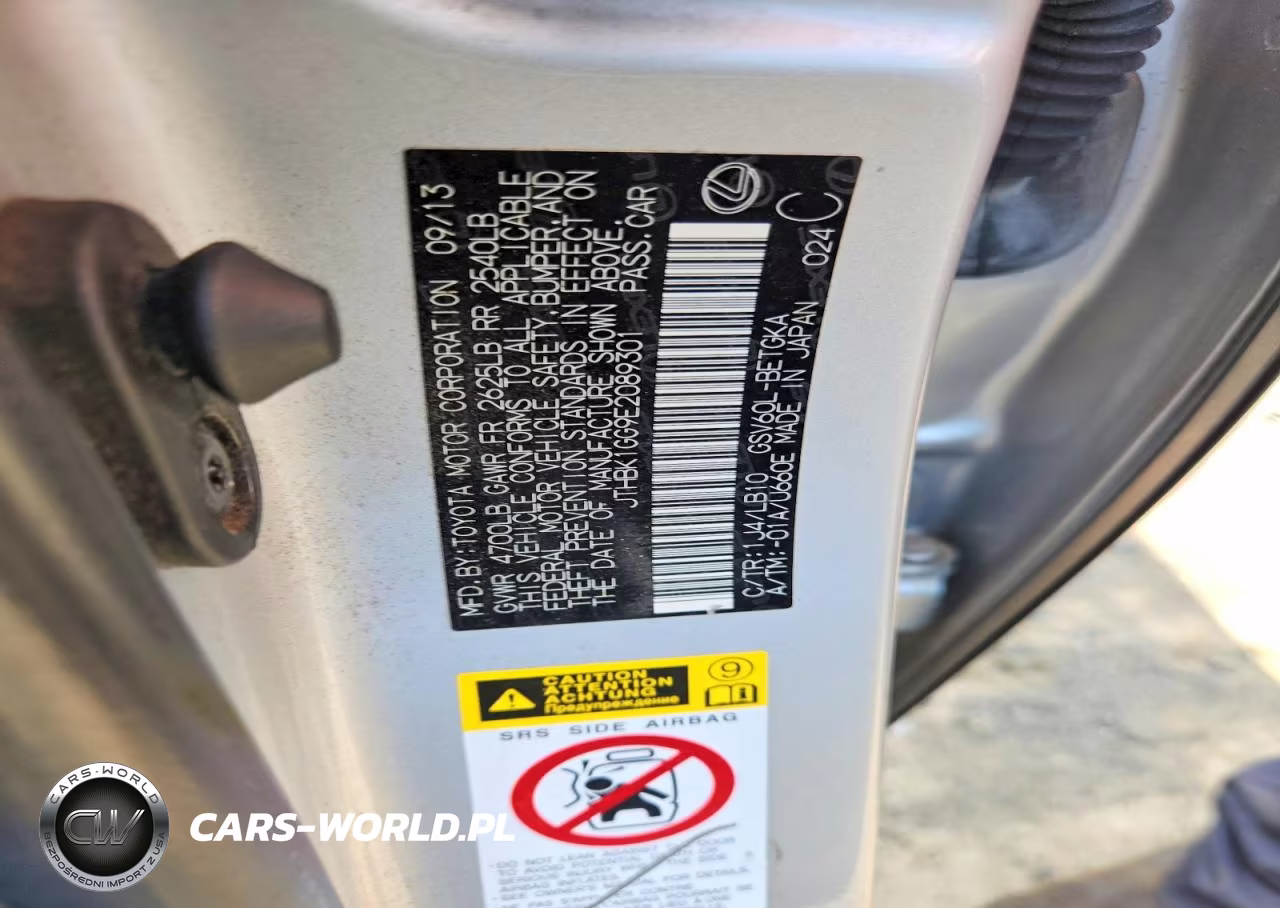 2014 Lexus Es 350 VIN:JTHBK1GG9E2089301 - 12