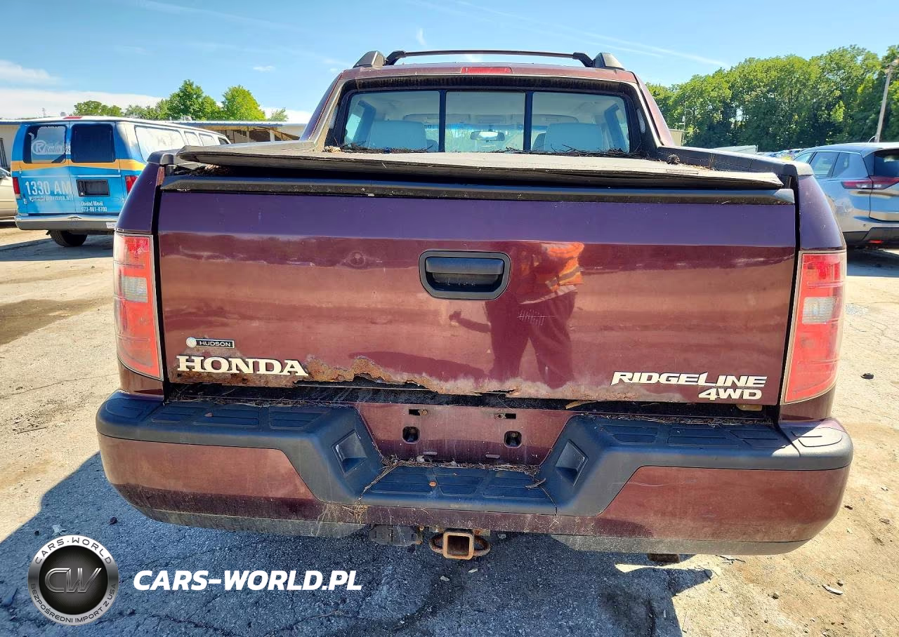 2010 Honda Ridgeline Rt VIN:5FPYK1F27AB004309 - 6
