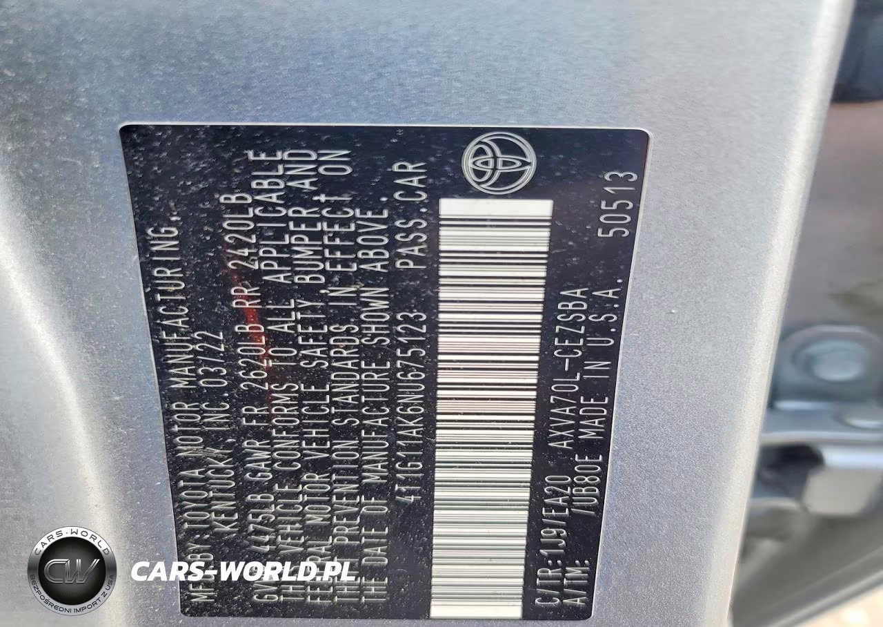 2022 Toyota Camry Se VIN:4T1G11AK6NU675123 - 12