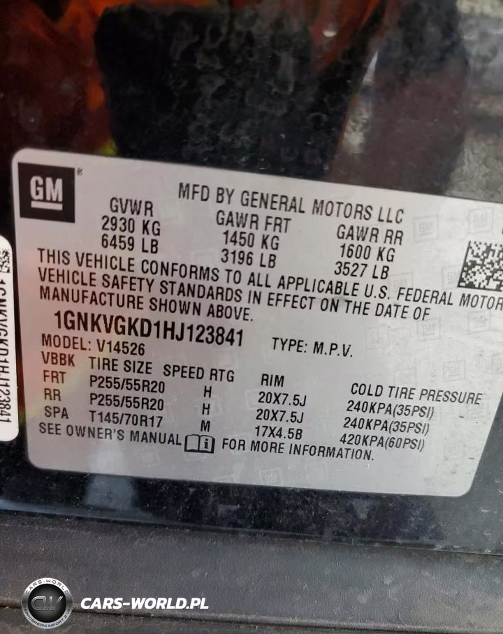 2017 Chevrolet Traverse Lt VIN:1GNKVGKD1HJ123841 - 13