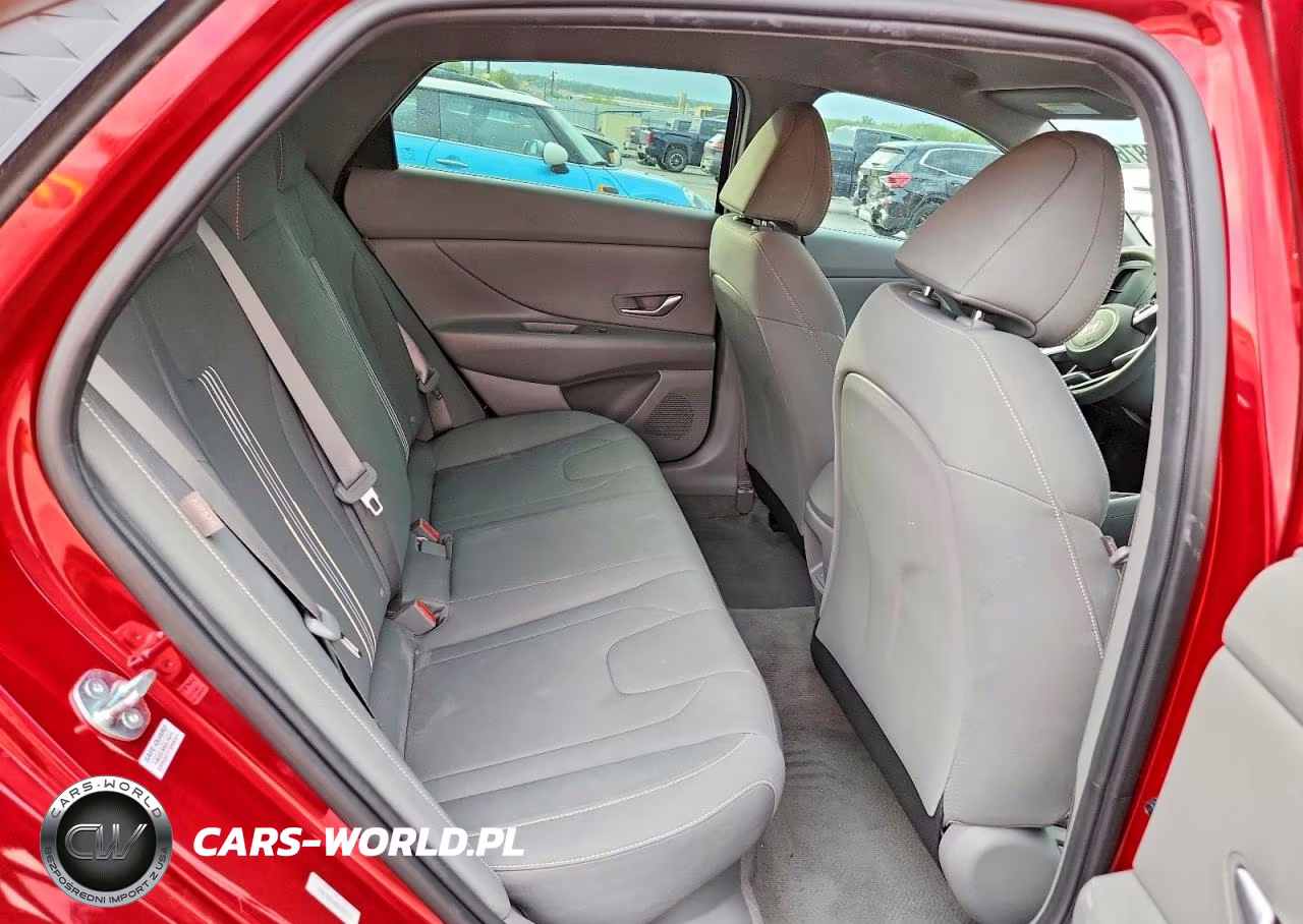 2025 Hyundai Elantra Hybrid Blue VIN:KMHLM4DJ9SU129714 - 10