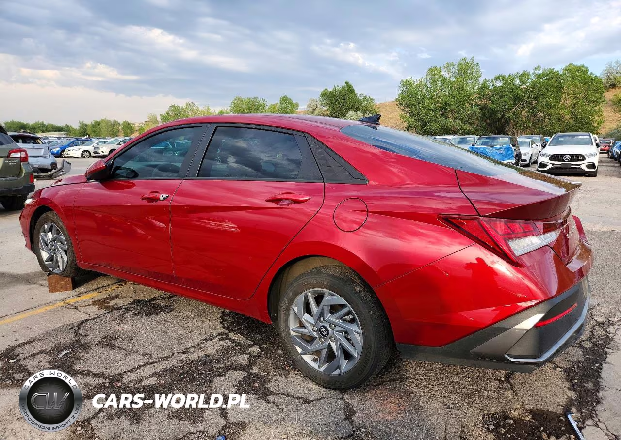 2025 Hyundai Elantra Hybrid Blue VIN:KMHLM4DJ9SU129714 - 2