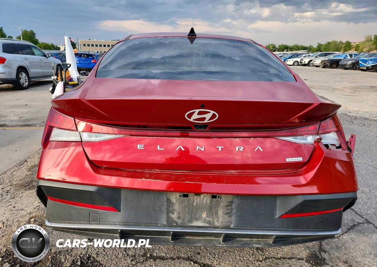 2025 Hyundai Elantra Hybrid Blue VIN:KMHLM4DJ9SU129714 - 6