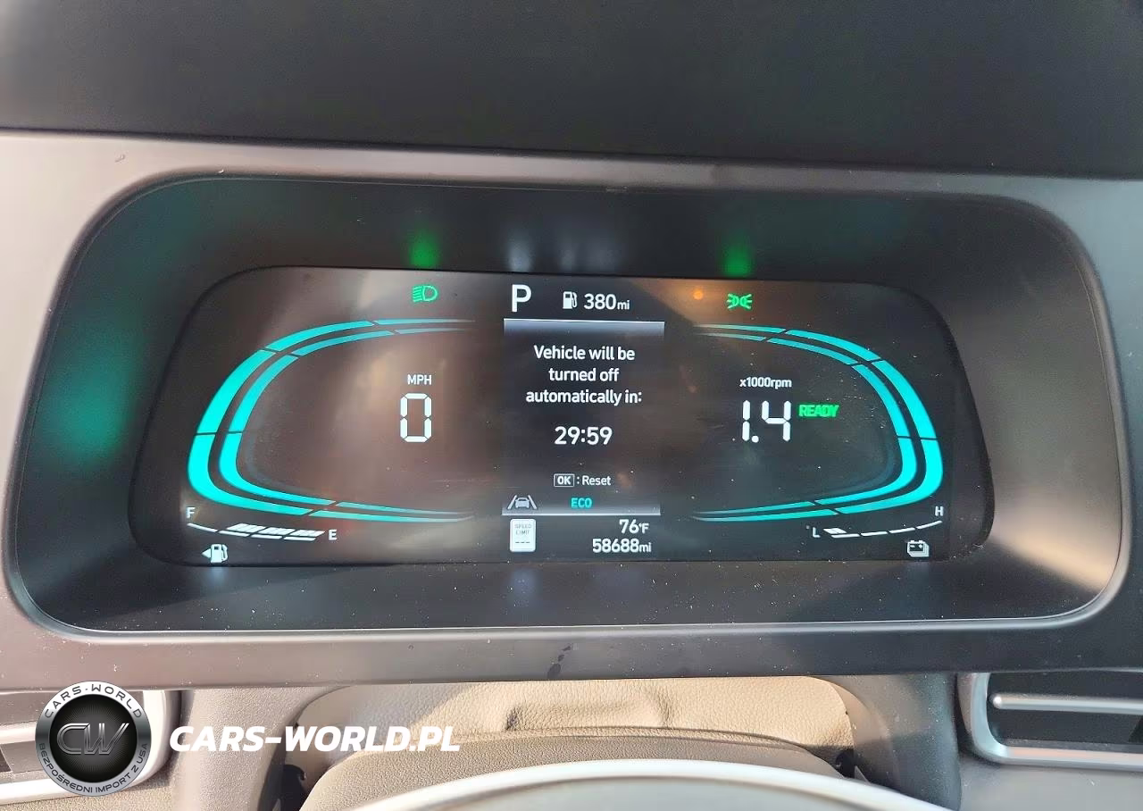 2025 Hyundai Elantra Hybrid Blue VIN:KMHLM4DJ9SU129714 - 9