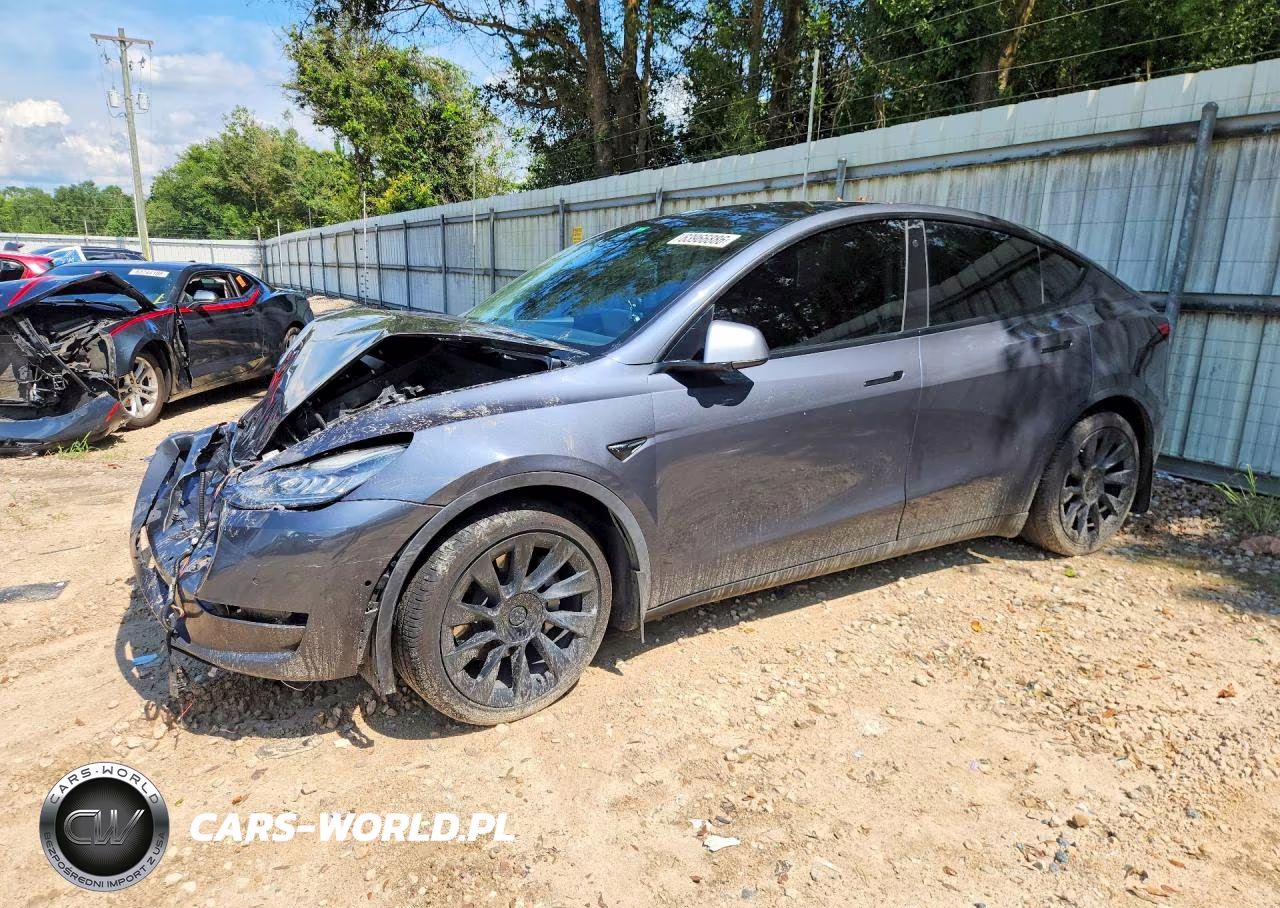2021 Tesla Model Y VIN:5YJYGDEE1MF084671 - 1