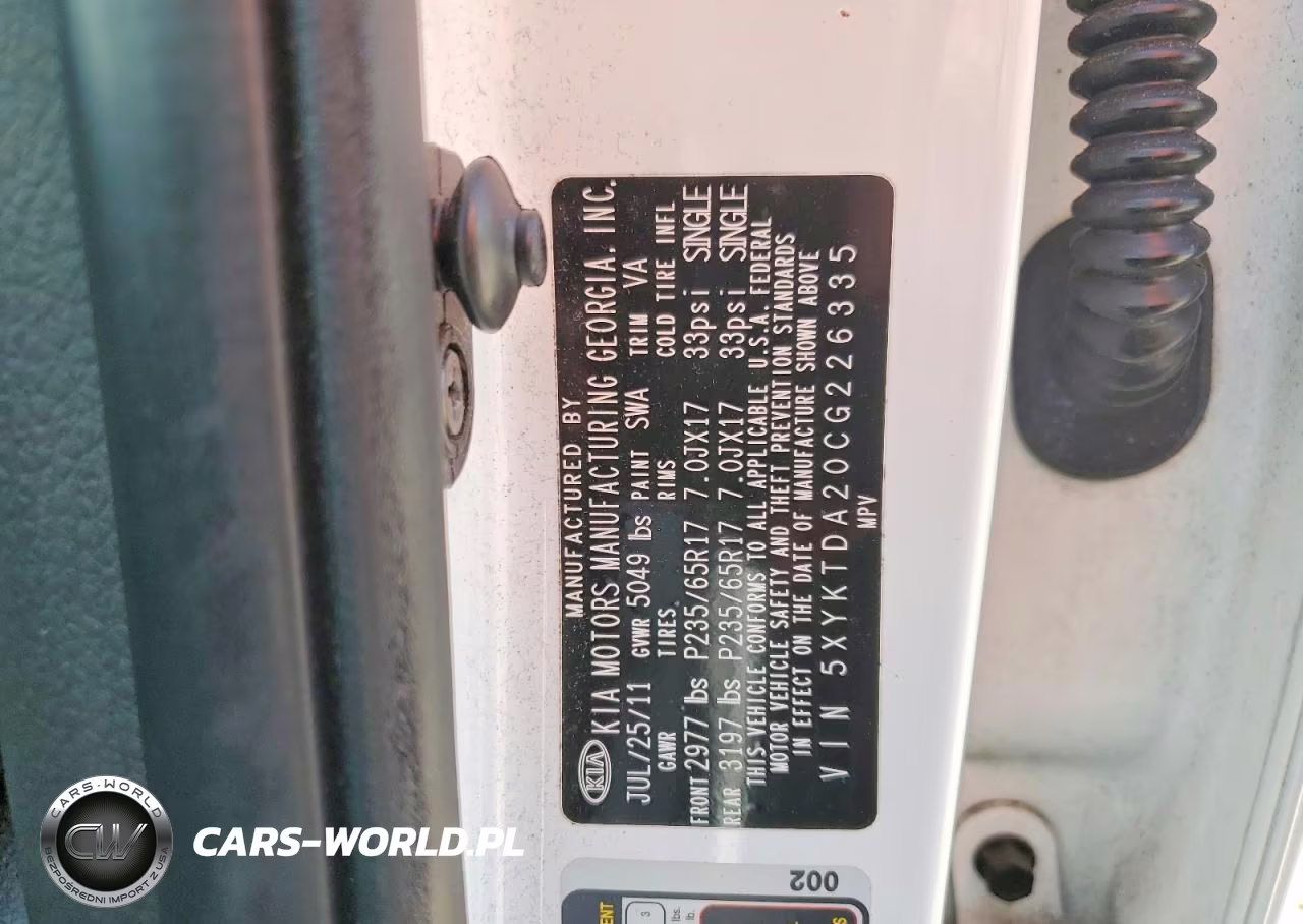 2012 Kia Sorento Lx VIN:5XYKTDA20CG226335 - 13