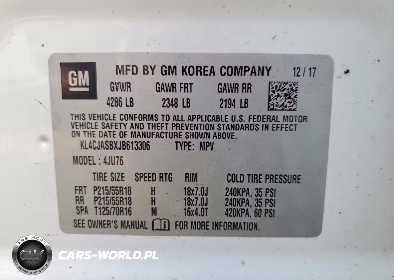 2018 Buick Encore Preferred VIN:KL4CJASBXJB613306 - 13