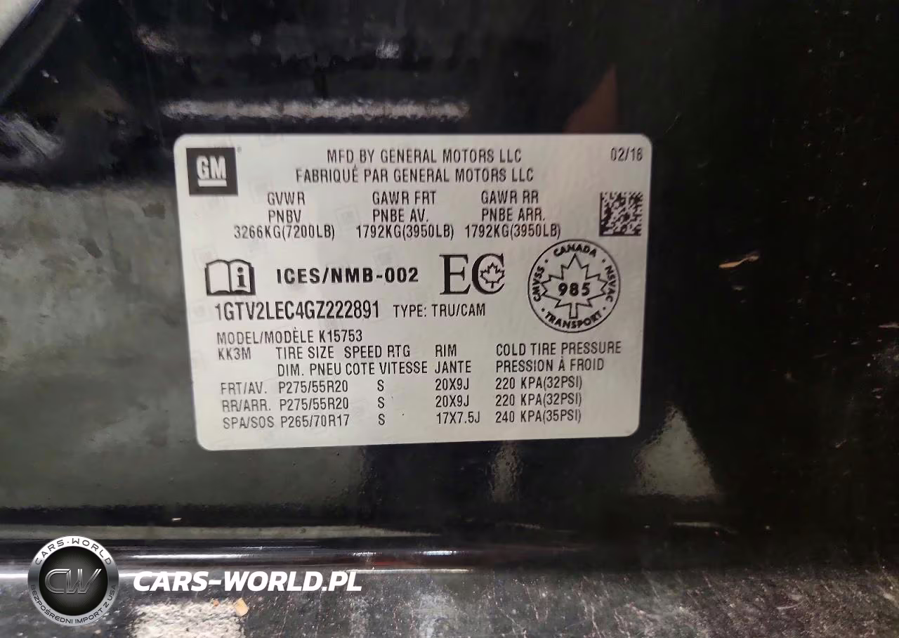 2016 GMC Sierra K1500 VIN:1GTV2LEC4GZ222891 - 12