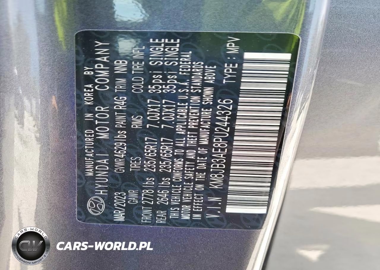 2023 Hyundai Tucson Sel VIN:KM8JB3AE8PU244326 - 13
