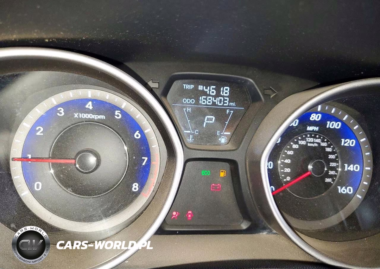 2013 Hyundai Elantra Gls VIN:5NPDH4AEXDH251757 - 9