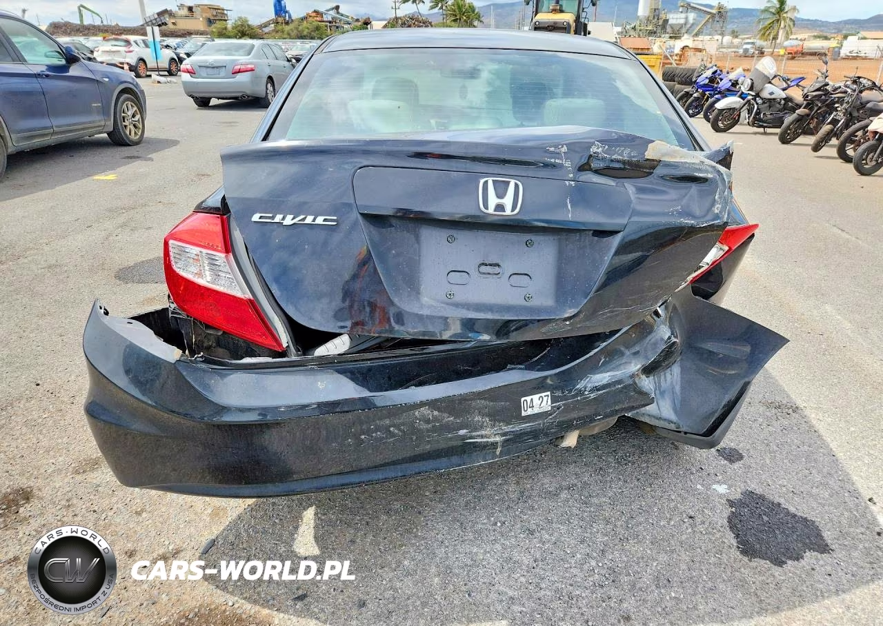 2012 Honda Civic Lx VIN:2HGFB2F58CH554083 - 6