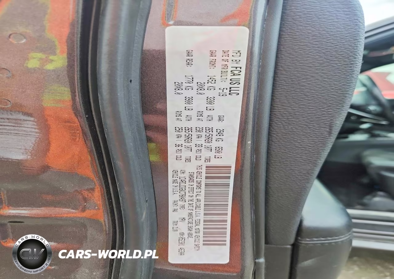 2019 Dodge Durango Gt VIN:1C4RDJDG6KC780497 - 13