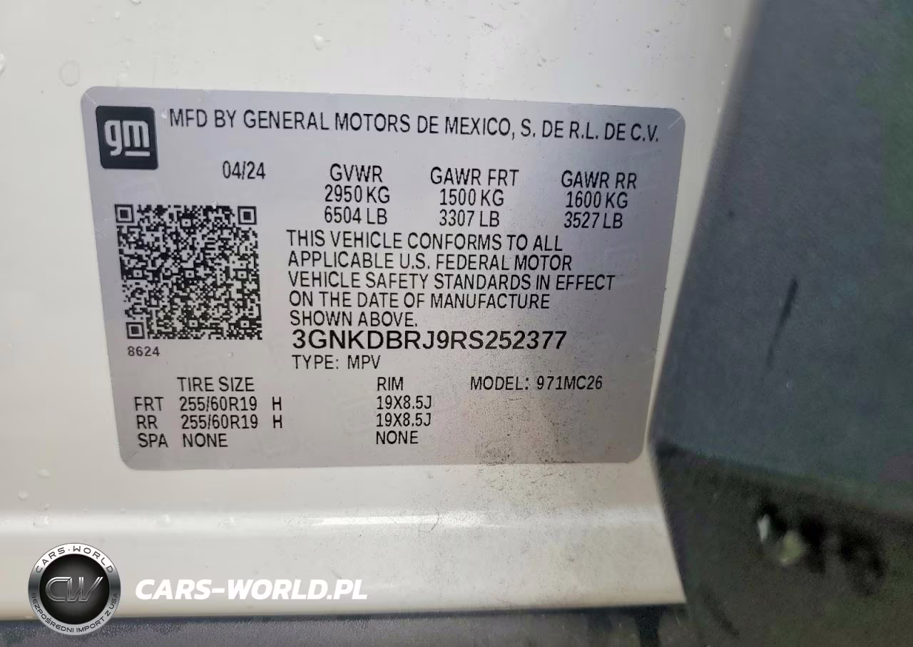 2024 Chevrolet Blazer 2Lt VIN:3GNKDBRJ9RS252377 - 14
