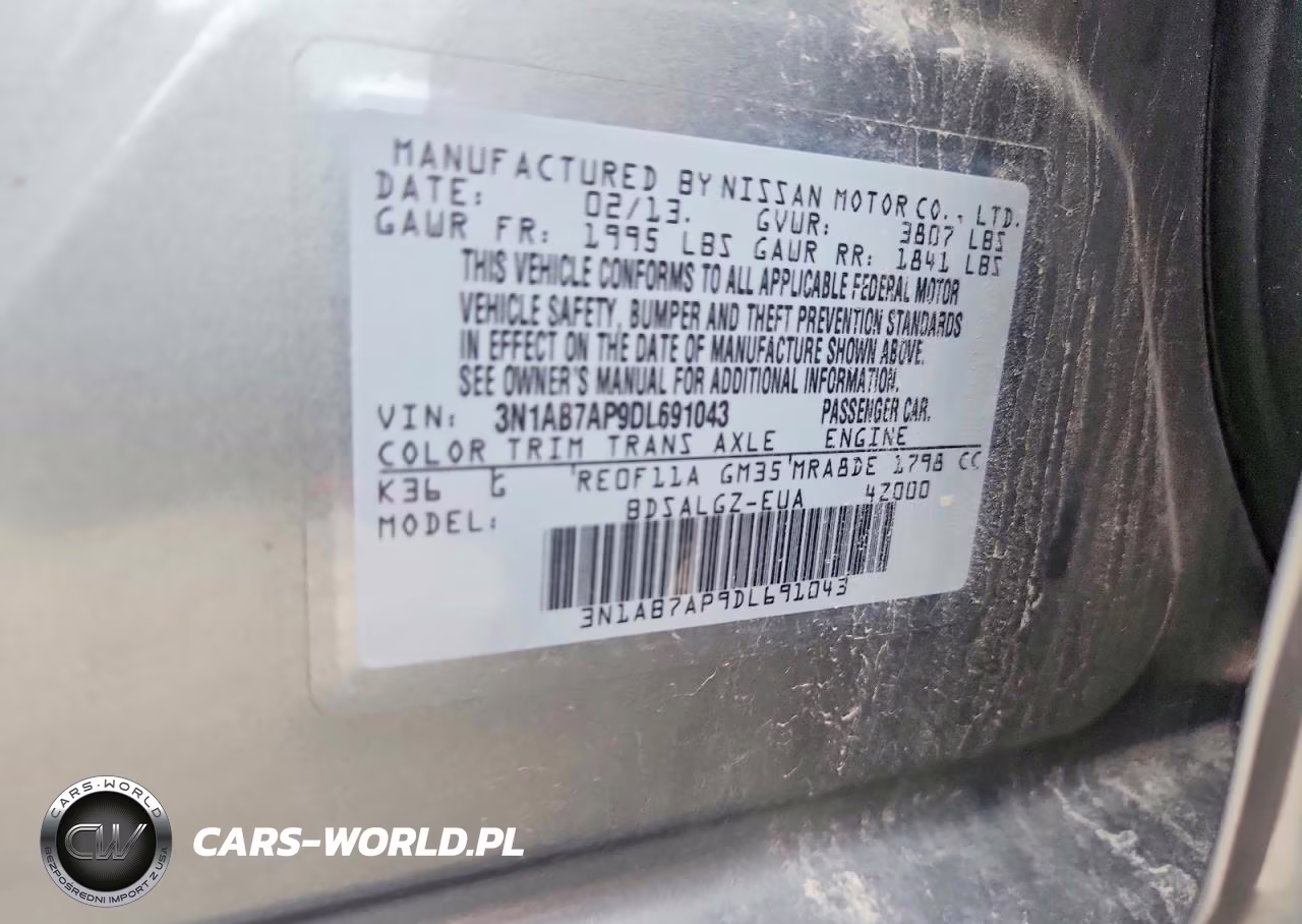 2013 Nissan Sentra S VIN:3N1AB7AP9DL691043 - 12