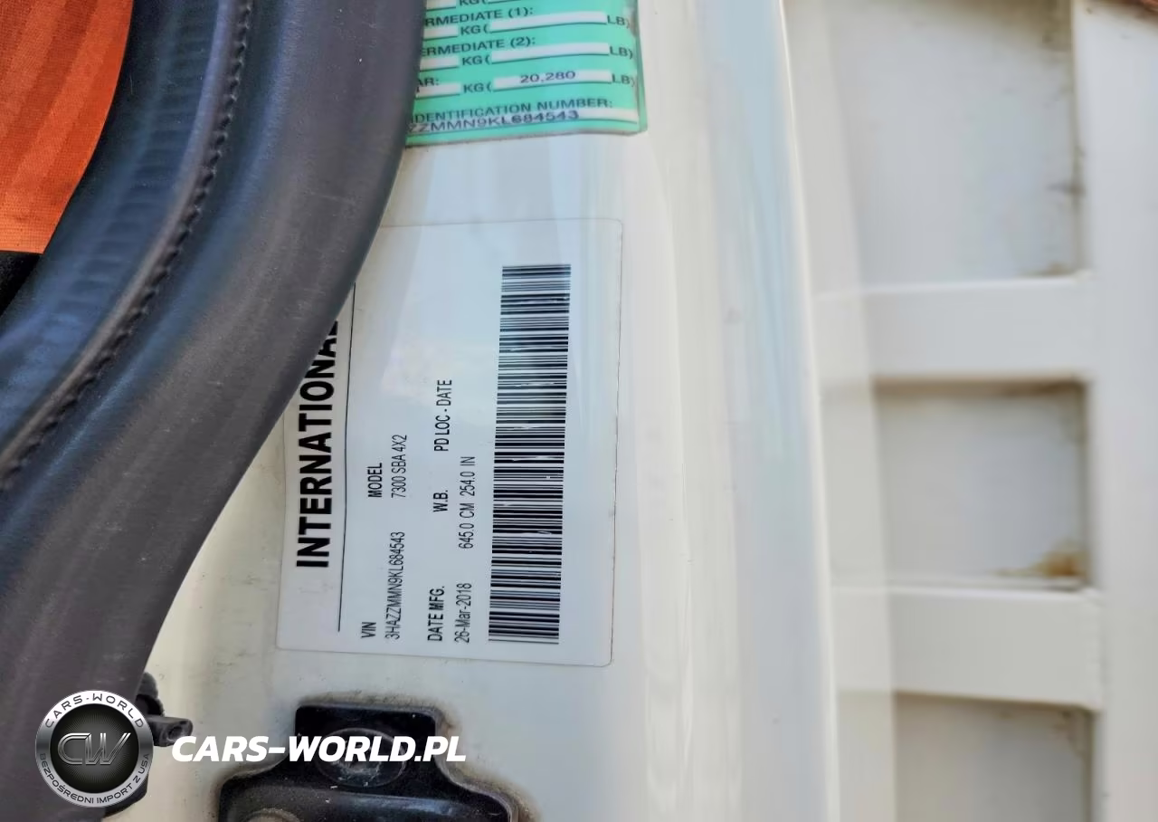 2019 International 7300 Recycling Truck VIN:3HAZZMMN9KL684543 - 11