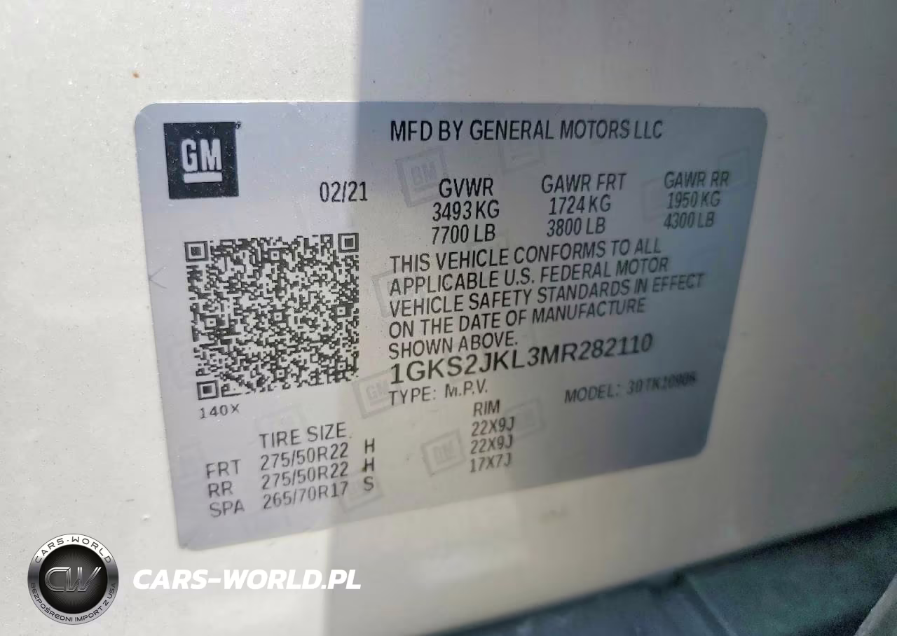 2021 GMC Yukon Xl Denali VIN:1GKS2JKL3MR282110 - 13