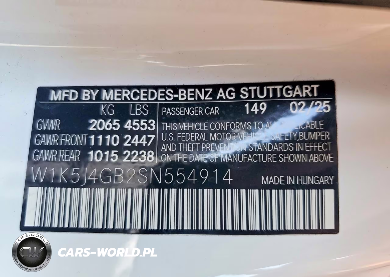 2025 Mercedes-Benz Cla 250 VIN:W1K5J4GB2SN554914 - 12